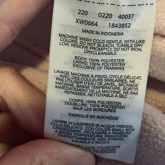 Columbia fleece jacket women’s 1X light pink full zip soft comfy pockets nice! - Picture 4 of 9